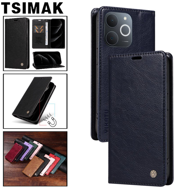 Realme Gt 6 - Leather Phone Case For Realme P3