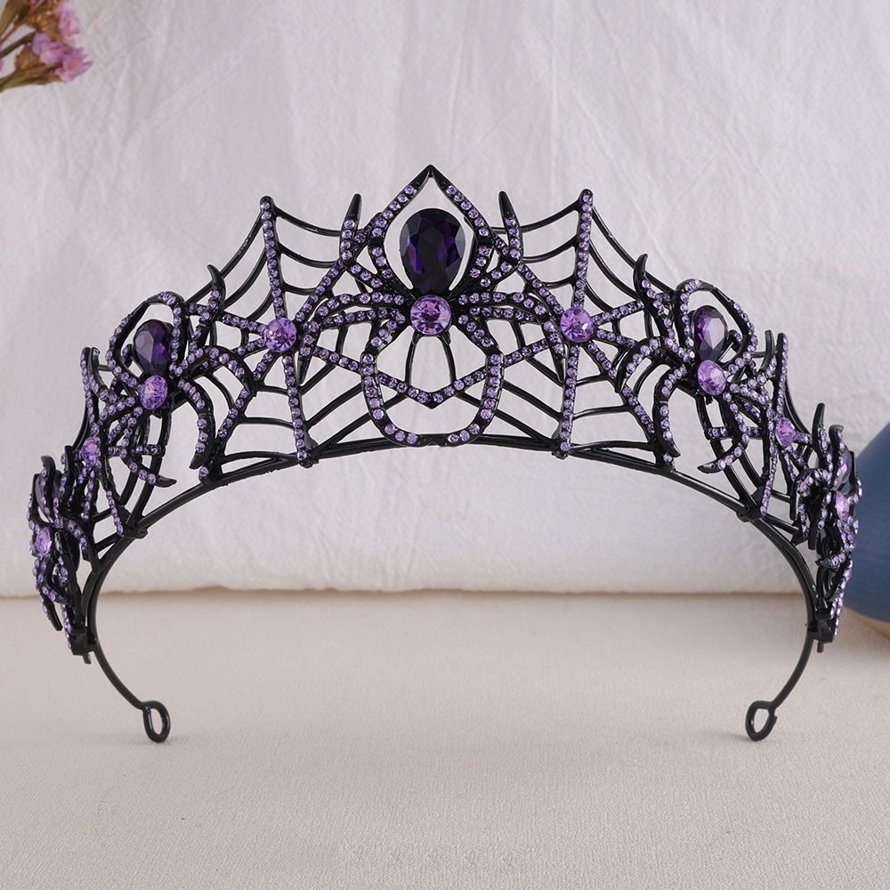 Meditation Headband Eeg - Trendy Halloween Spider Crystal Bridal Tiara