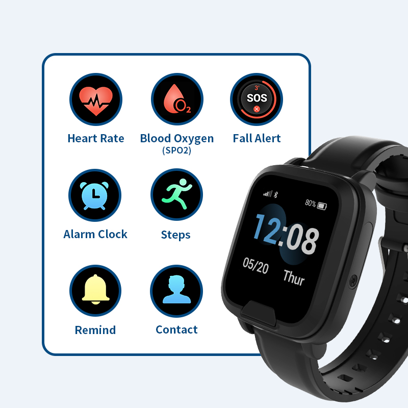 4G Medical Alert Watch Fall De - Fall Detection Watch 评论和价格