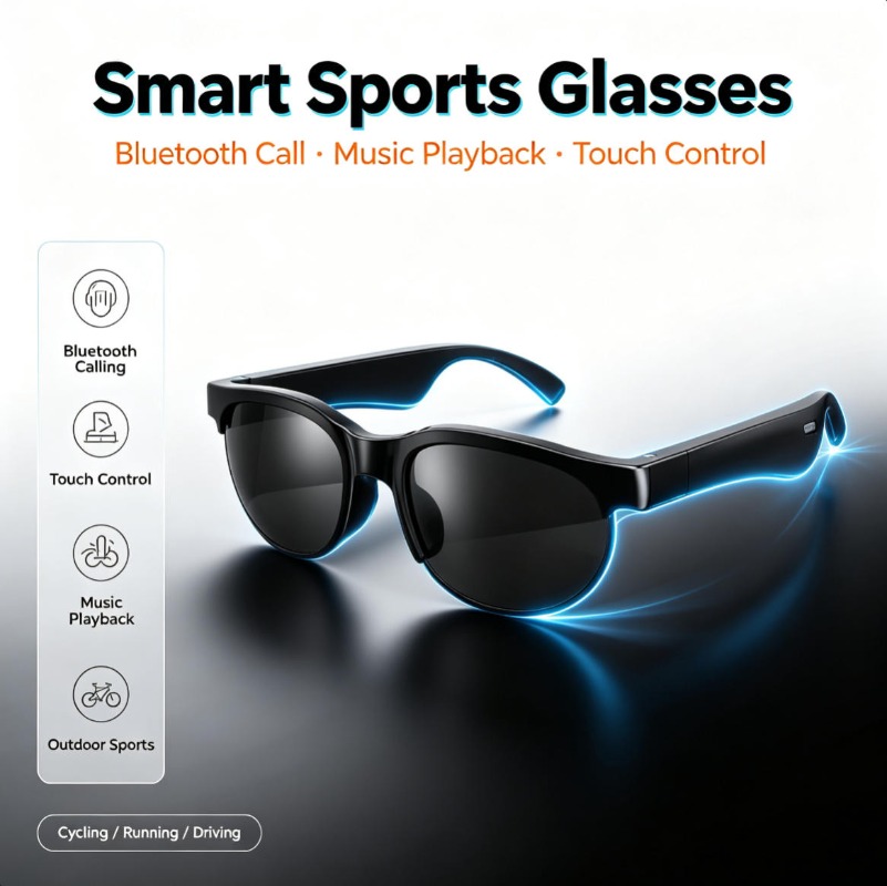 Smart Audio Sunglasses Bluetoo - Smart Glasses Lens 评论和价格