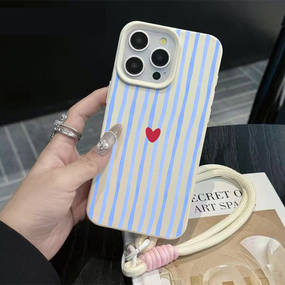 Vertical Stripes Hearts Phone  - Apple Iphone 15 评论和价格