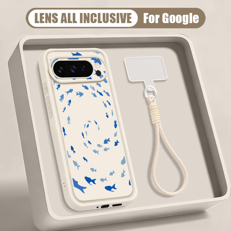 Humpback Whale Print Wrist Str - Google Pixel 9 Pro 评论和价格