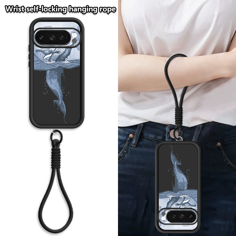 Humpback Whale Print Wrist Str - Google Pixel 9 Pro 评论和价格