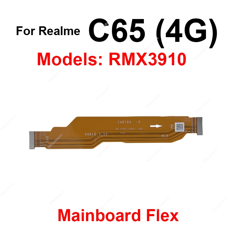 Mainboard Flex Cable For Realm - Realme C67 评论和价格