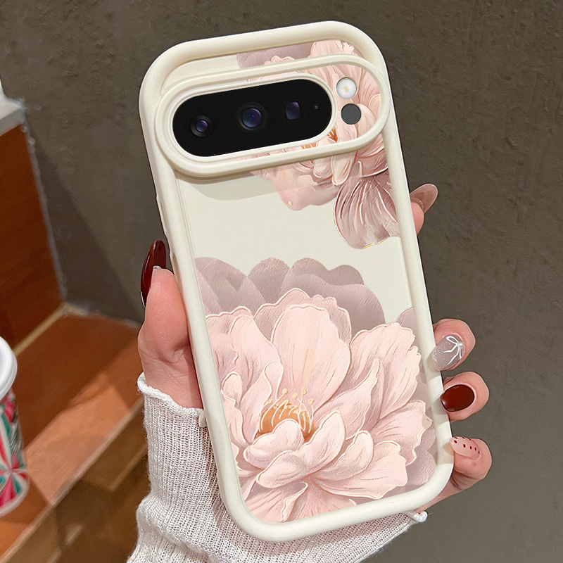 Pink Flowers Patterned Soft TP - Google Pixel 9 Pro 评论和价格